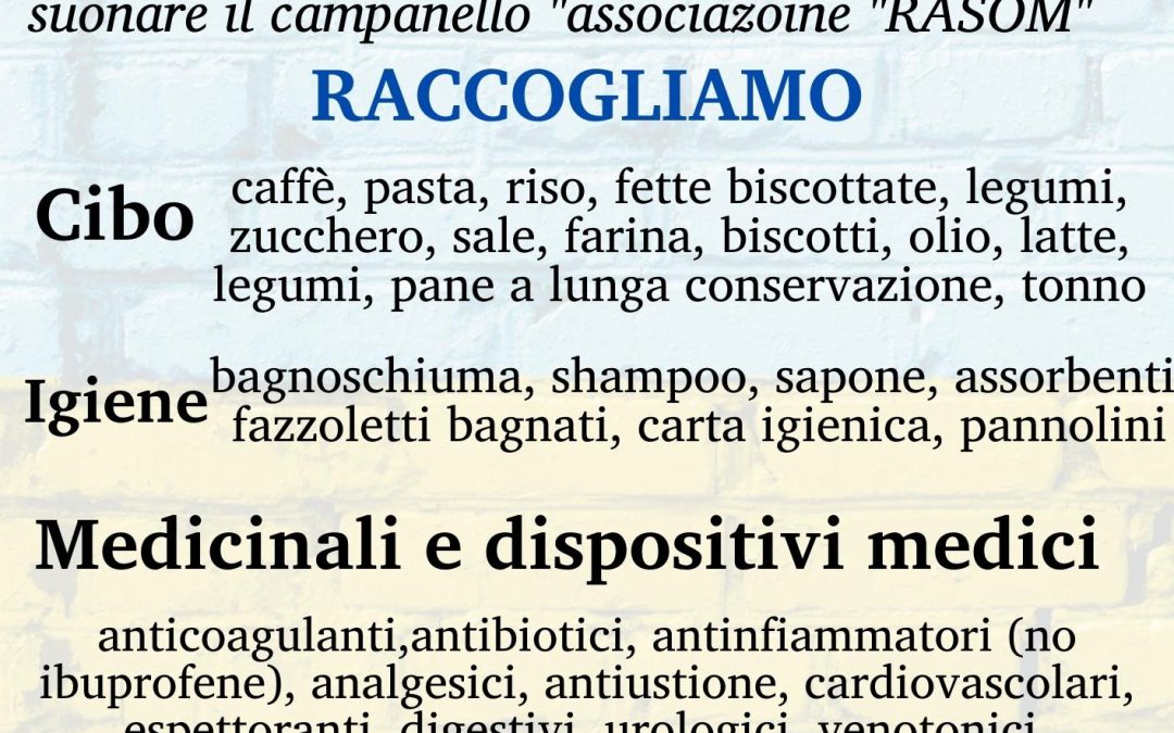 Raccolta beni di necessità